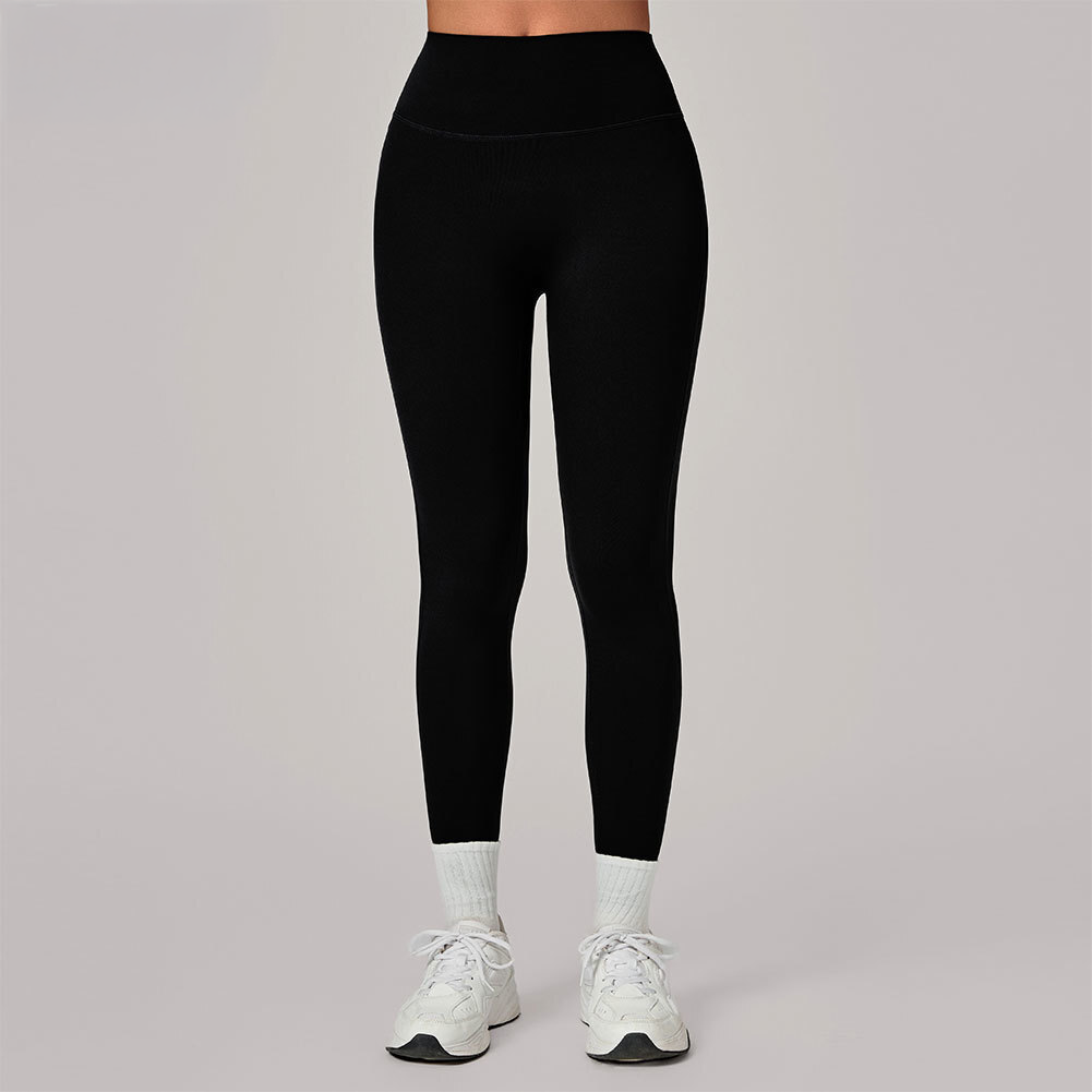 High-Waist Scrunch Knee-Length Leggings