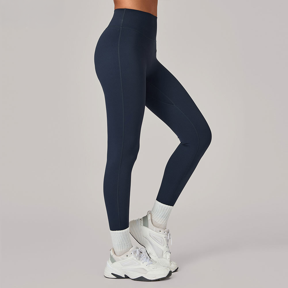 High-Waist Scrunch Knee-Length Leggings
