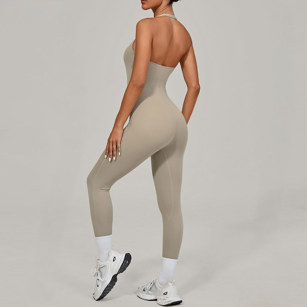 Sleeveless Active Jumpsuit