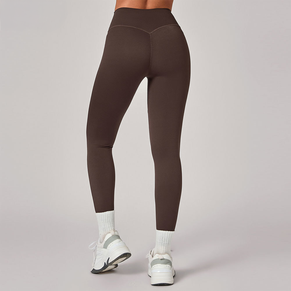 High-Waist Scrunch Knee-Length Leggings