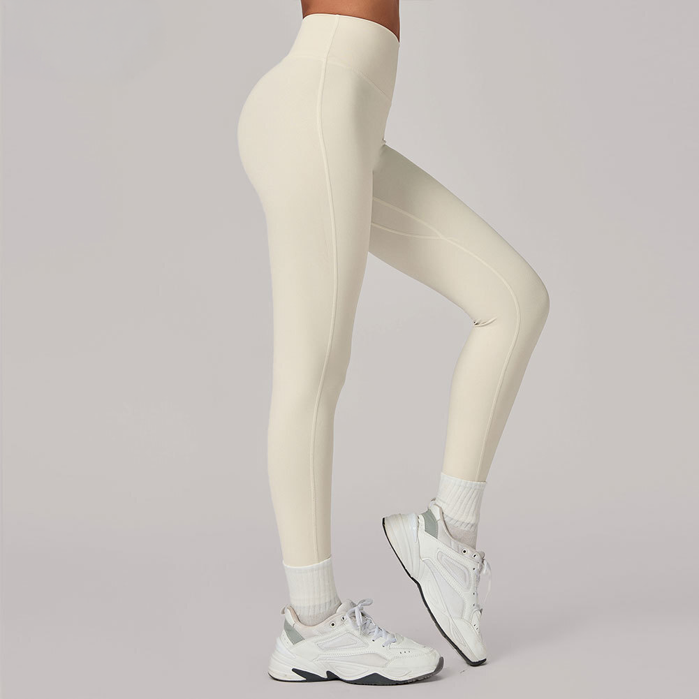 High-Waist Scrunch Knee-Length Leggings