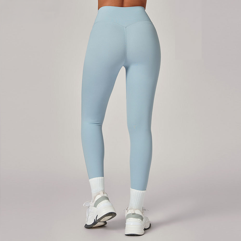 High-Waist Scrunch Knee-Length Leggings