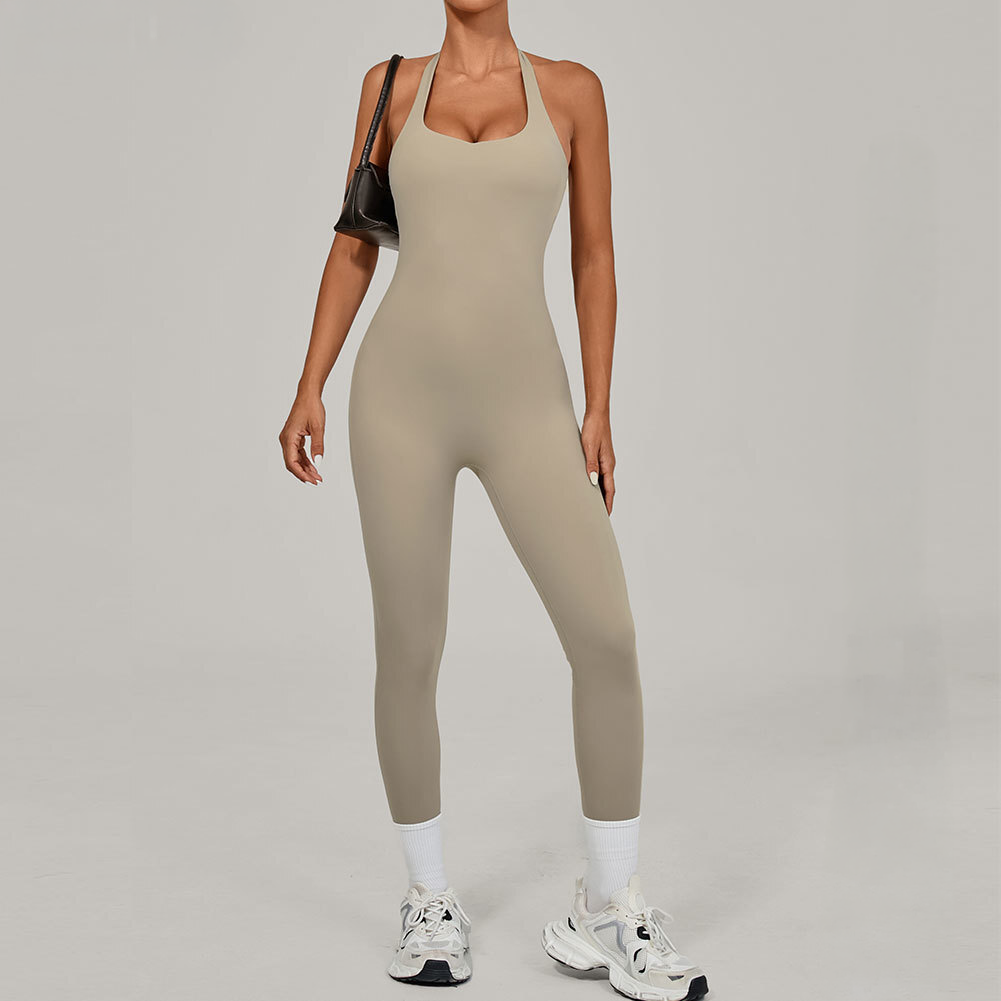 Sleeveless Active Jumpsuit