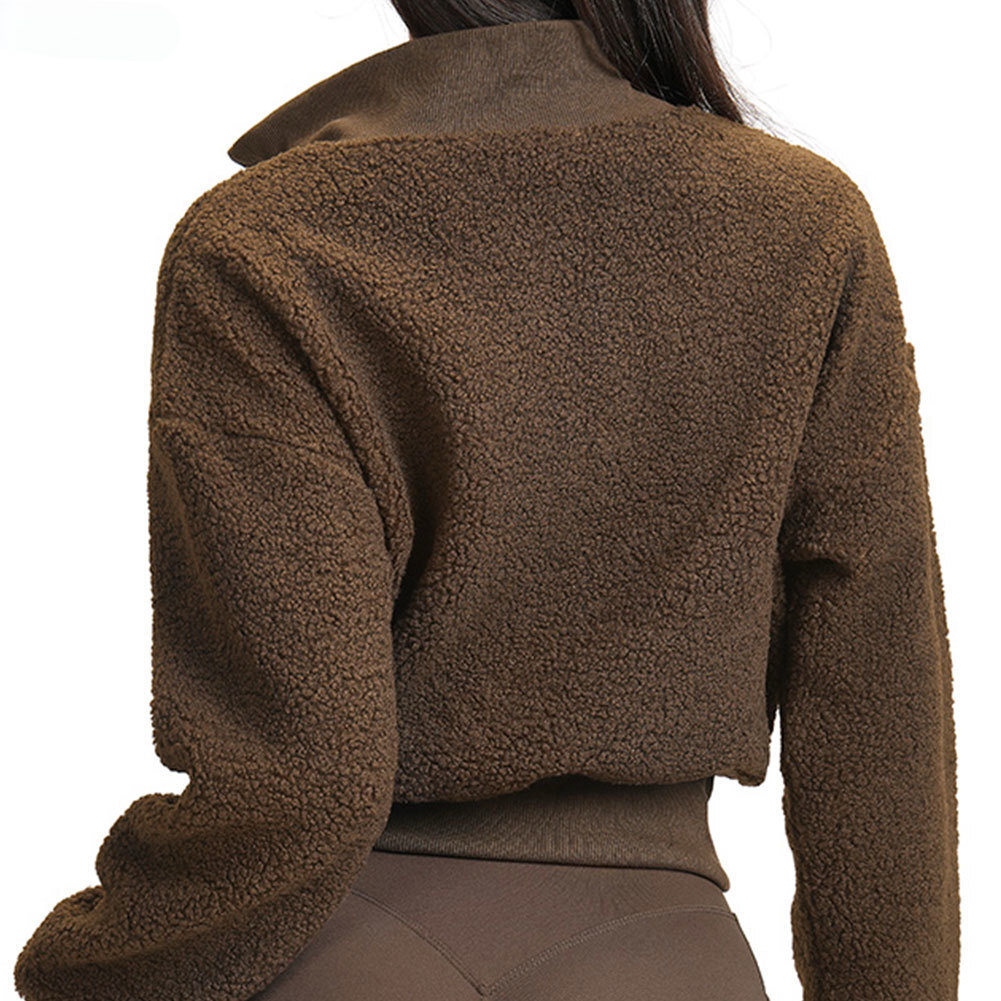 Cropped Zip-Up Jacket