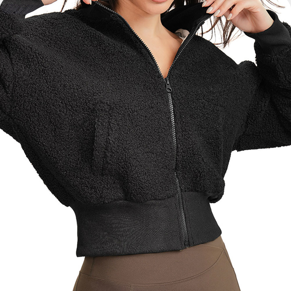 Cropped Zip-Up Jacket