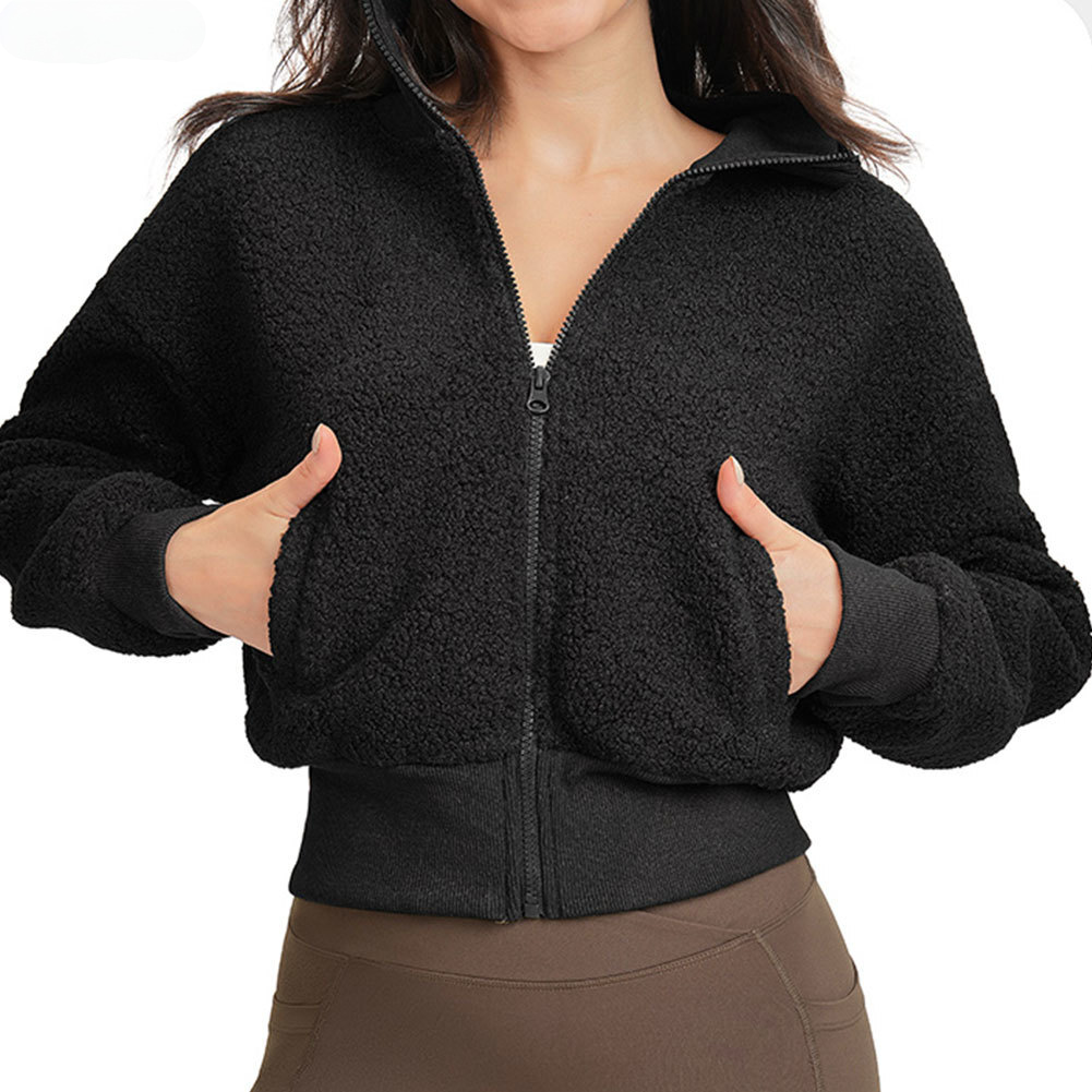 Cropped Zip-Up Jacket