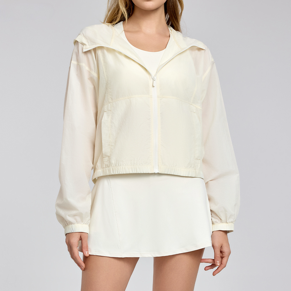 Lightweight Hooded Windbreaker Jacket