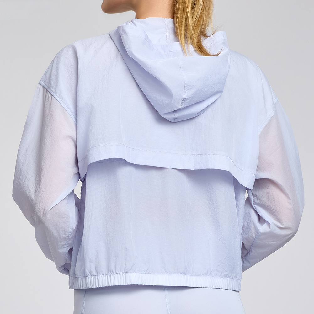 Lightweight Hooded Windbreaker Jacket