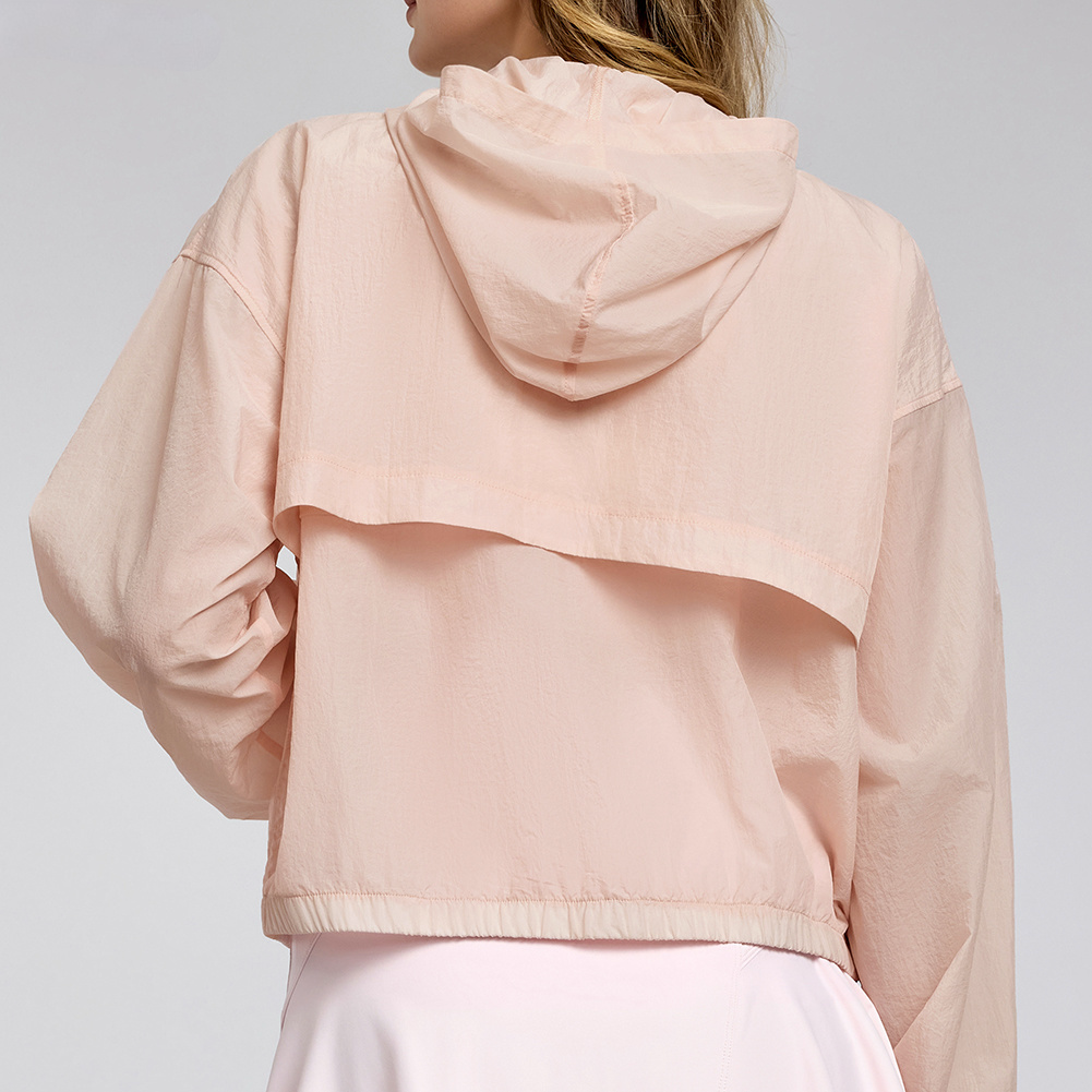 Lightweight Hooded Windbreaker Jacket