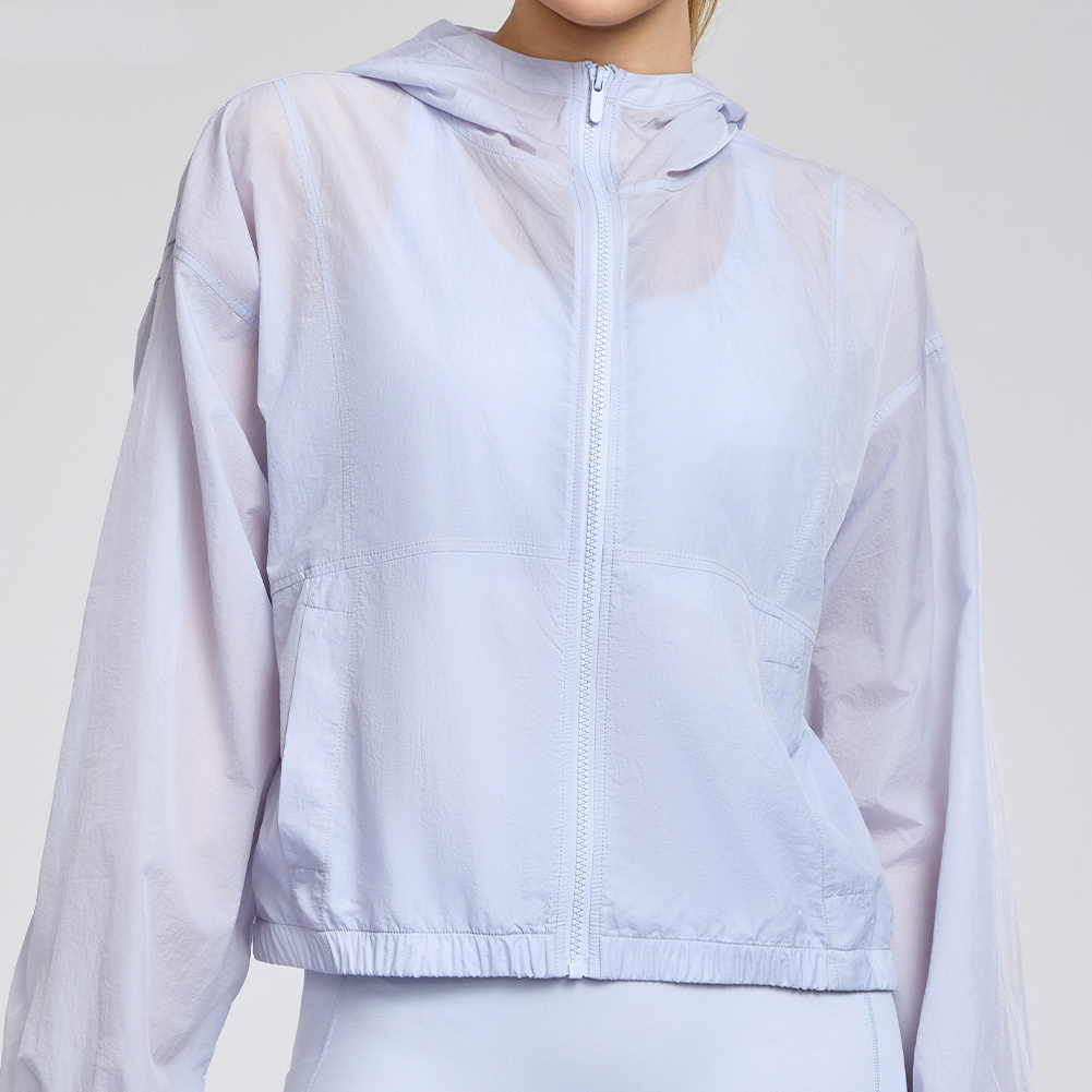 Lightweight Hooded Windbreaker Jacket