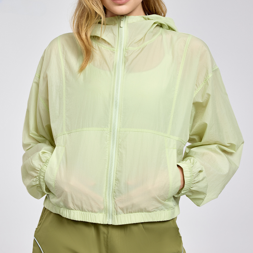 Lightweight Hooded Windbreaker Jacket
