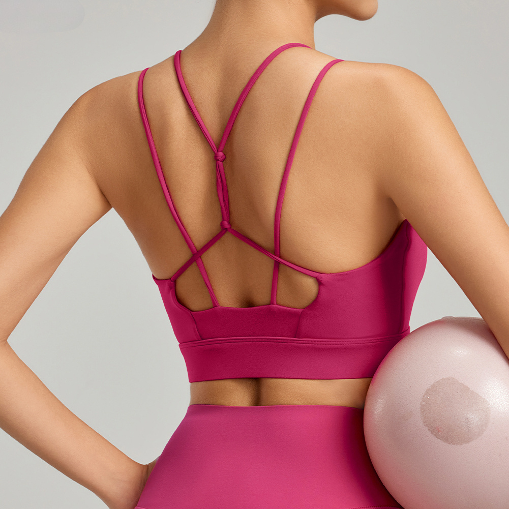 Strappy Back Sports Bra
