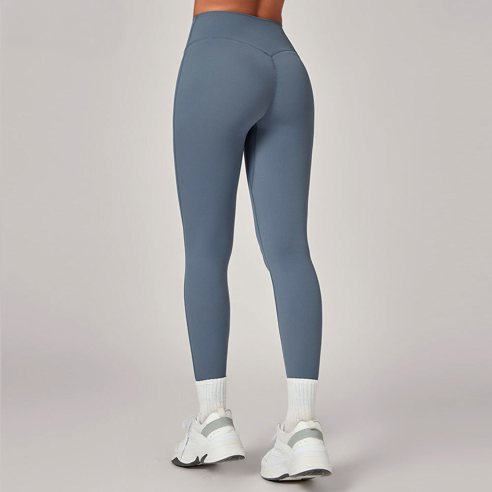 High-Waist Scrunch Knee-Length Leggings
