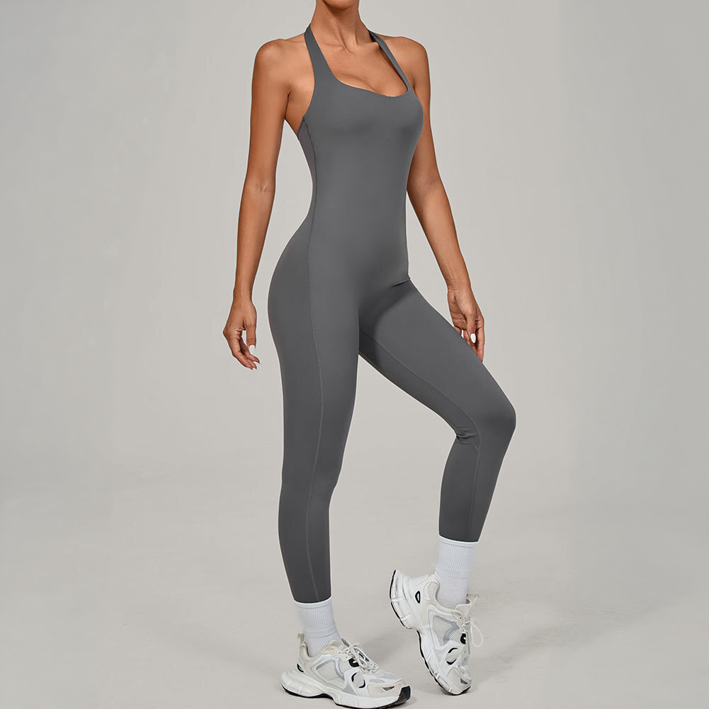Sleeveless Active Jumpsuit