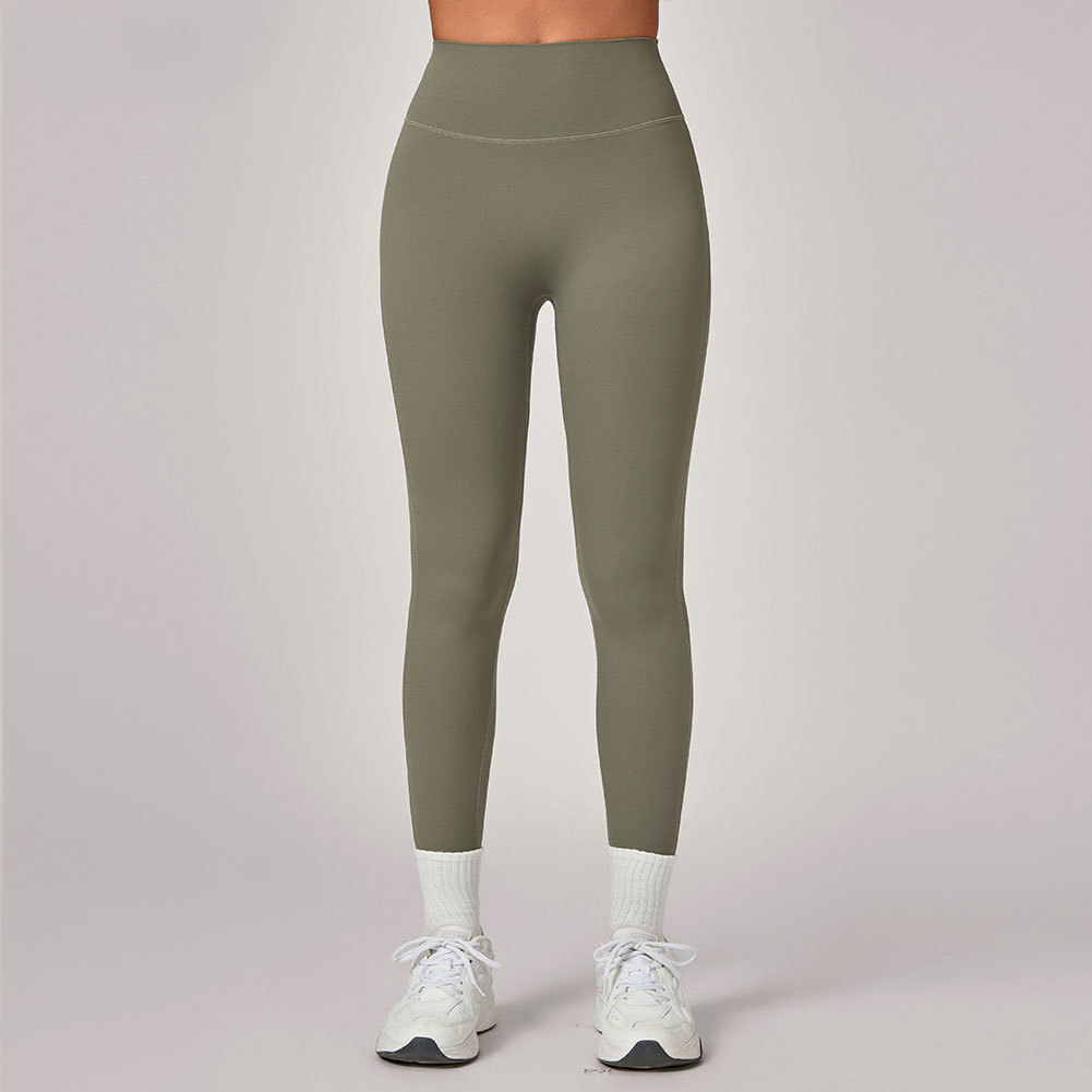 High-Waist Scrunch Knee-Length Leggings