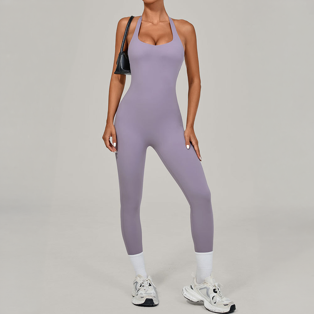 Sleeveless Active Jumpsuit