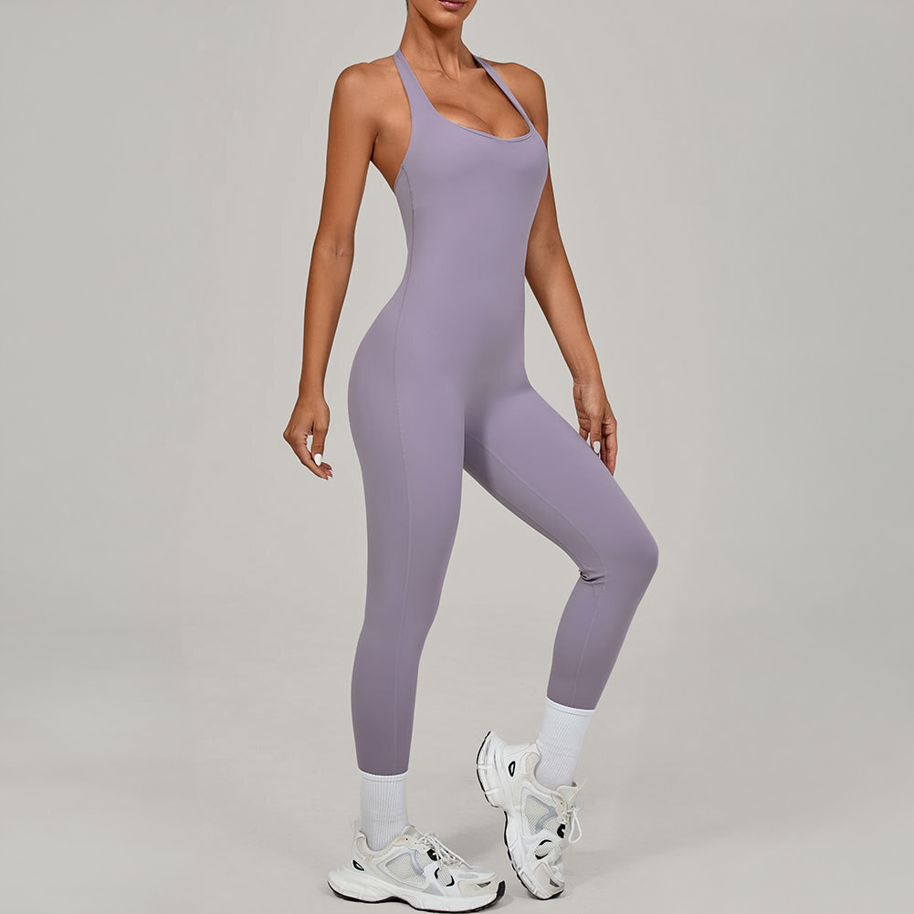 Sleeveless Active Jumpsuit