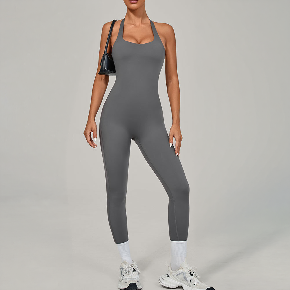 Sleeveless Active Jumpsuit