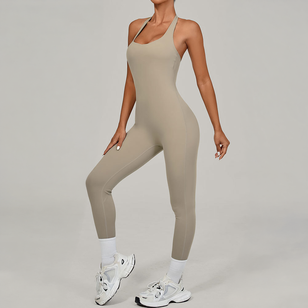Sleeveless Active Jumpsuit