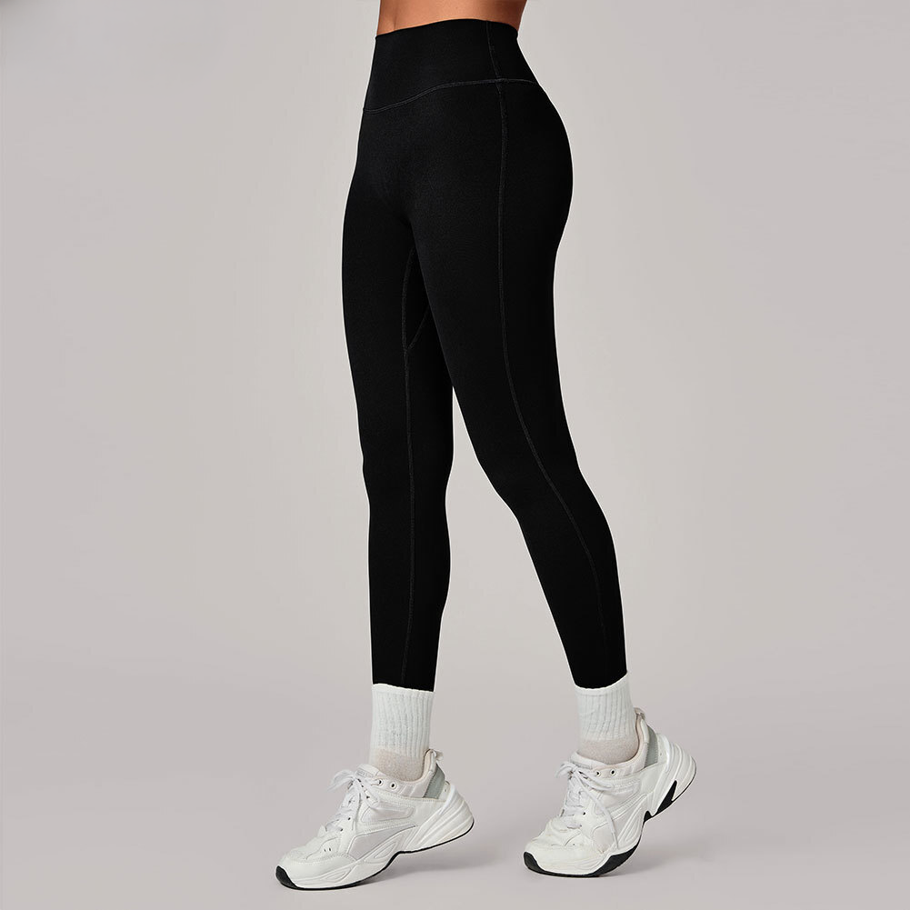 High-Waist Scrunch Knee-Length Leggings