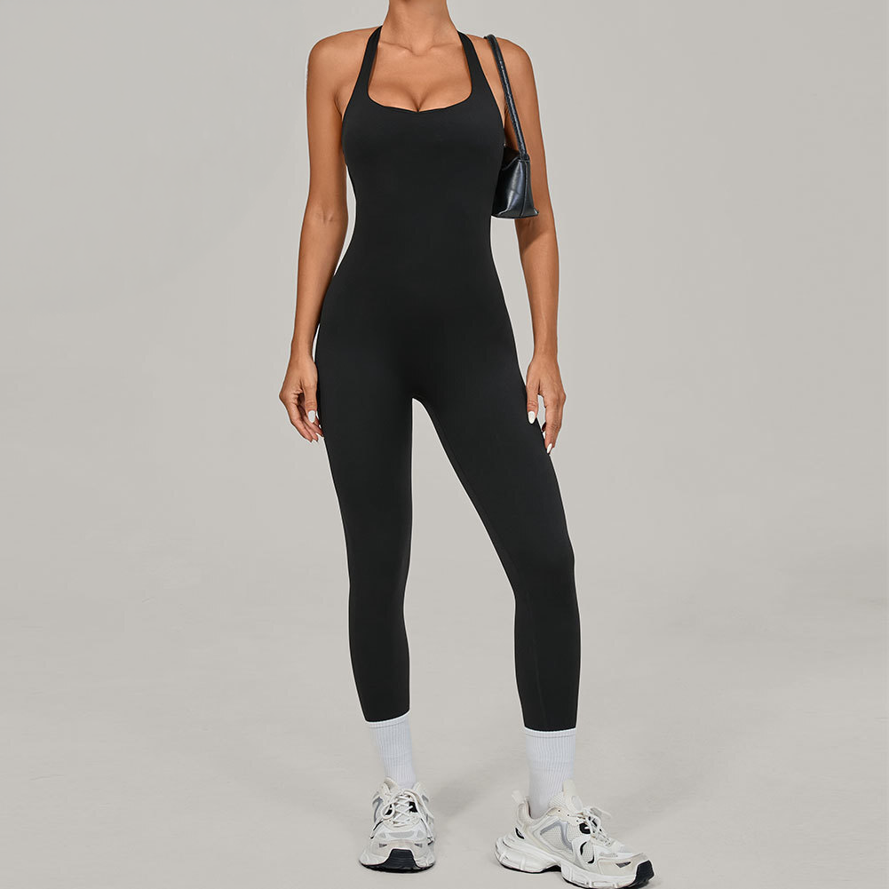 Sleeveless Active Jumpsuit