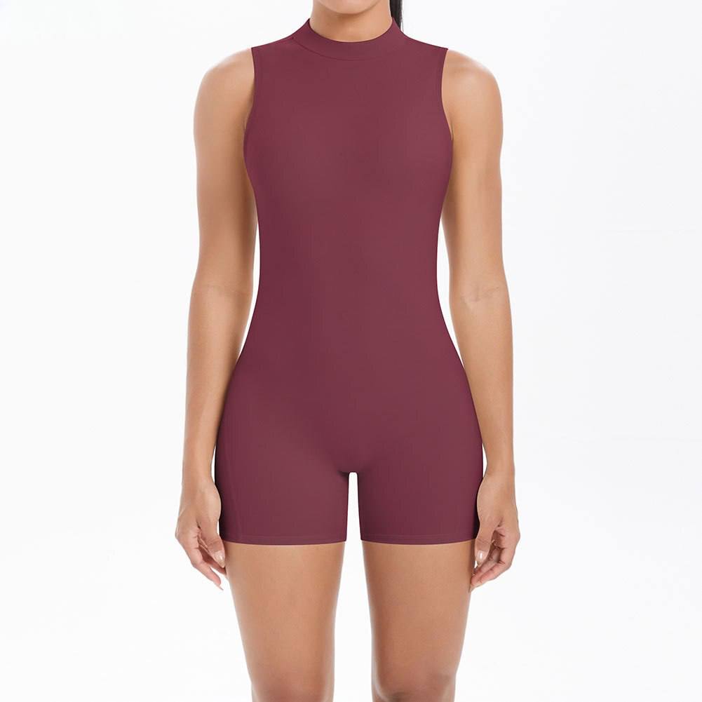 Sculpt Open Back Romper